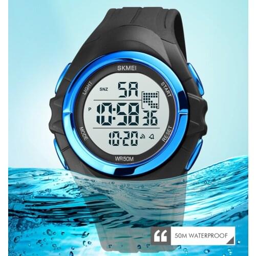 SKMEI Japan Digital movement Military 5Bar Waterproof Mens watch LED light Stopwatch Clock Wristwatches Relogio Masculino 1790
