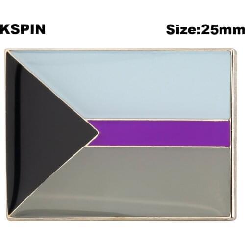 Demisexual pride Flag Lapel Pin Badge Pin Brooch Icons XY0584