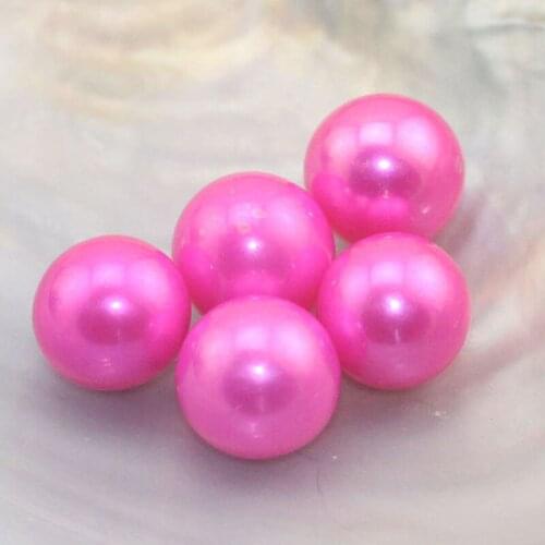 DIY Jewelry Party Gift Pretty Pink Round Akoya Pearls 7-8MM 20pcs AAA Quality Natural Real Pearls for Wish Love Pearls ABH677