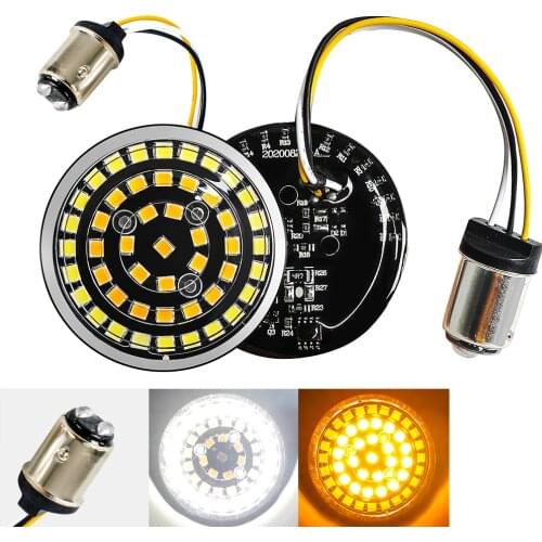 For Harley FLSTC FLSTN FLHTC FLHTCU FLHTK FLHT FLTR FLTCU FLHRC SUP-LIGHT LED Motorcycle Turn signal light With Runing Light