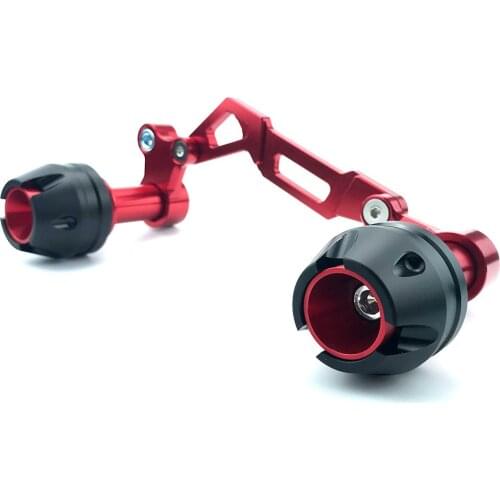 For Honda ADV150 FORZA300 Aluminum Alloy Bracket ABS Rubber Head Exhaust Pipe Anti-drop Ball