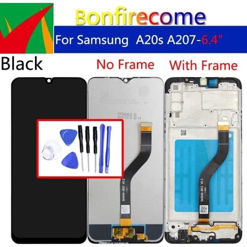 For Samsung Galaxy A20s lcd Display SM-A207F SM-A207M Touch Screen Digitizer Assembly