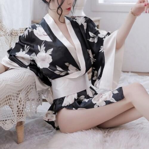 Geisha Cosplay Haori Sexy Japanese Dresses Traditional Kimonos Obi Yukata Women Kimono Japones Female Sexy Geisha Costume FF2638