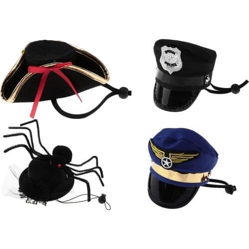 Pet Dog Party Halloween Costume Grooming Accessory Photo Props Small Medium Dogs Cats Hat for Small Animal Puppy Doggies Kitten