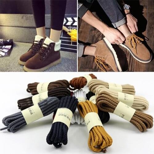 Round Shoelaces Unisex Fashion Casual Sneaker Canvas Leather Shoe Laces High Quality Red Black Yellow White Blue Brown Shoelaces