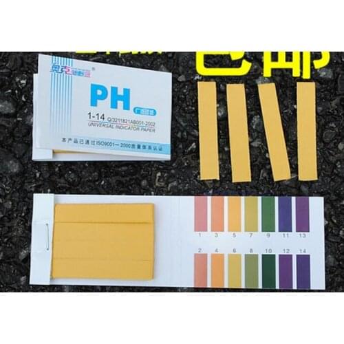 1000pack/lot 80Strips/pack Universal pH 1-14 Test Paper Litmus Testing Paper PH Test Strips for urine and vaginal