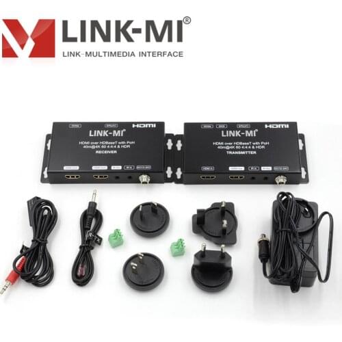 LINK-MI EX53 40M 70M HDBaseT Extender HDMI2.0 HDR with Downscaler Bandwidth up to 18Gbps resolution up to 4K@60Hz YUV 4:4:4