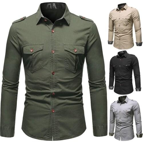 Mens brand new fashion personality leisure business shirt color hiking outdoors men shirt long sleeve shirt men white shirt