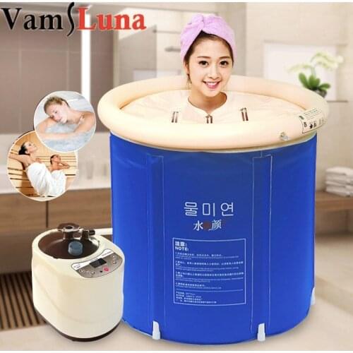 VamsLuna Portable Infrared Home Spa - Foldable Indoor One Person Steam Sauna for Detox & Slimming Weight Loss