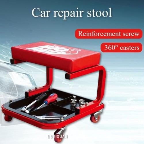 Auto repair work stool/mobile stool/repair stool with work disk repair stool auto repair tool U-shaped work stool