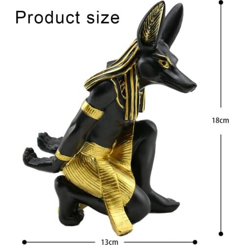 Anubis God Wine Rack Holder Ancient Egyptian Deity Wine Bottle Stand Rack Premium Resin Material Novelty Gift LI