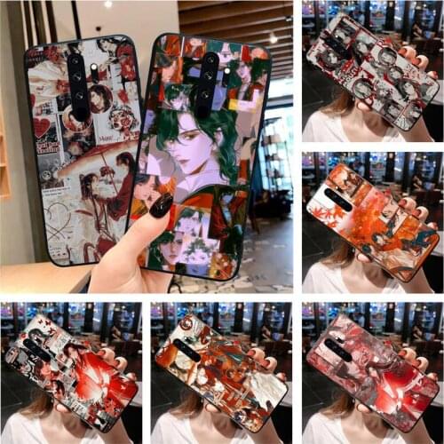 YJZFDYRM Tian Guan Ci Fu Phone Case for Redmi 9A 8A 7 6 6A Note 9 8 8T Pro Max Redmi 9 K20 K30 Pro