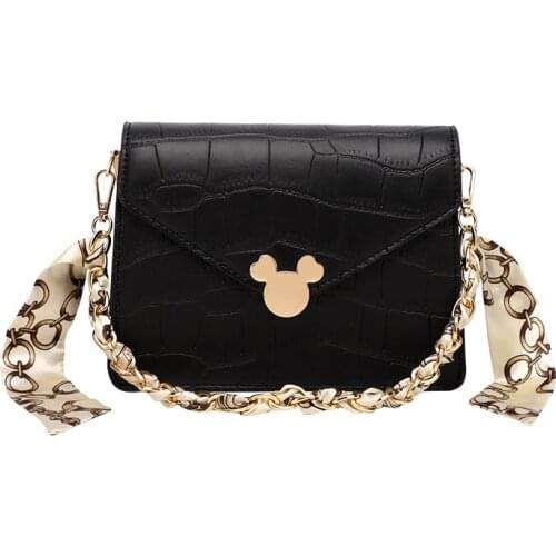 Crossbody Bags For Women 2021 Luxury Designer Handbags Branded Ladies Chain Designer PU Leather Shoulder Bags Scarves