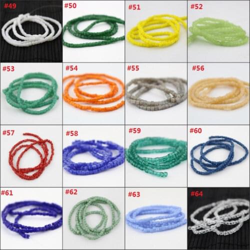 195PCS/Lot New Arrival Mix Color! Crystal Beads Square Shape 2MM Colorfuls AB Color Plating