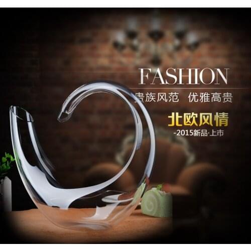 Lead free glass goblet creative wine decanter Wine hangover wine fast sober 1070ml