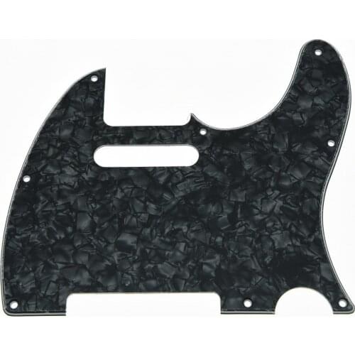 Black Pearl 8 Hole Tele Pickguard Scratch Plate with Screw for Fender Telecaster TL Pickguard Electric Guitar Part Free Shipping