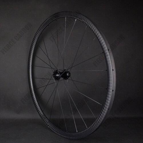 FIERCE Carbon Road Bike Wheelset 12K Twill 30mm Depth Disc Brake DT350/DT240 Carbon Road Cycling Wheel High Quality Racing Bike