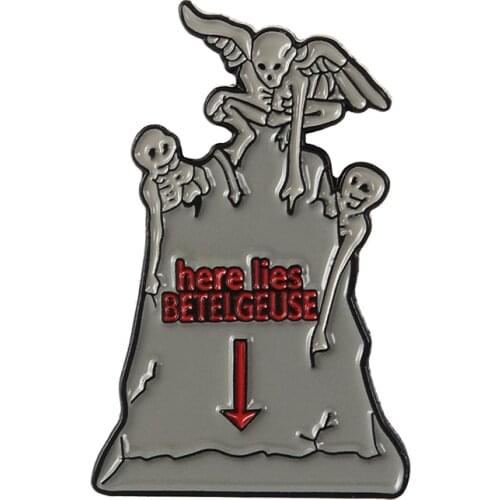 Tombstone Gravestone Skeleton Torture Couture Gothic Halloween Creepy Spooky Dantes Inferno enamel lapel pins