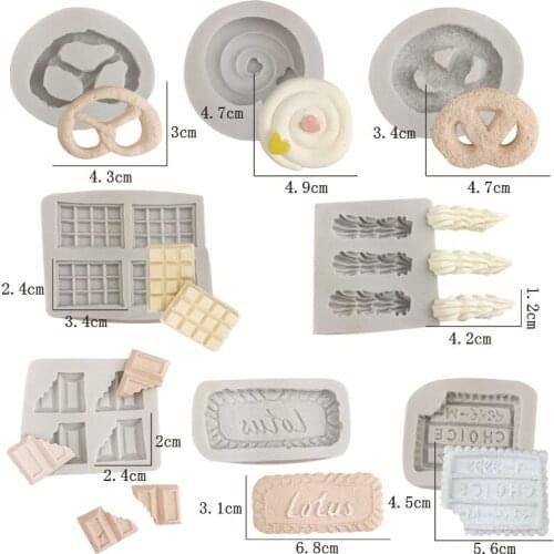 Baking Mold Food Grade Silicone Mold DIY Snack Mold for Handmade Cake Biscuit Chocolate Home Diy Accessories