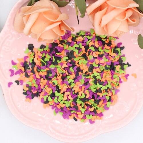 KLJUYP Halloween Bat Mix Sequins for DIY Card Making Craft Color Collection