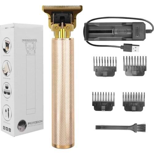 Mini Portable Electric Hair Trimmer T9 Rechargeable Hair Clipper Cordless Shaver Barber Hair Cutting Machine for Men Dropship