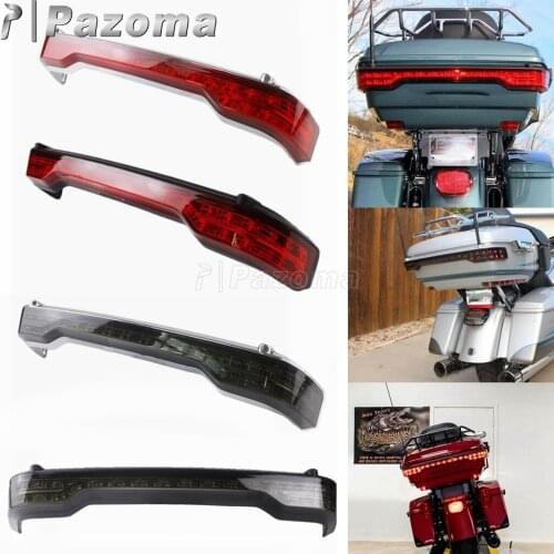 Motorcycle LED Tour Pack Tail Light Rear Brake Turn Signal Lamp For Harley Touring FLHTCU FLHTK FLHTKL FLTRU FLHTCUTG 2014-2018