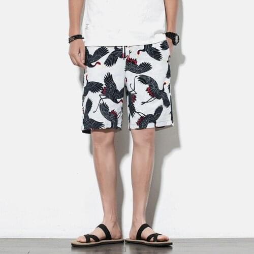 Men Shorts Chinese Style 2020 New Summer Fashion Shorts Boy Japanese Linen Beach Short Kimono Pants Online Chinese Store FF2742