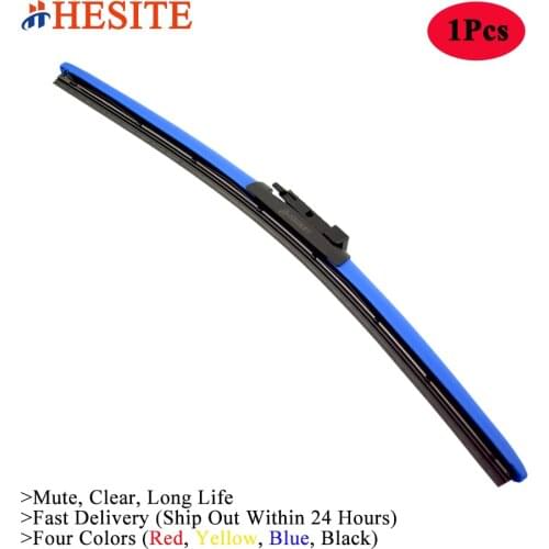 HESITE Colorful Car Wiper Blade With H4 Adapter Suit For BMW Audi Ford Mercedes Benz Lincoln Vehicles Pinch Tab Hook 18 22 24 26
