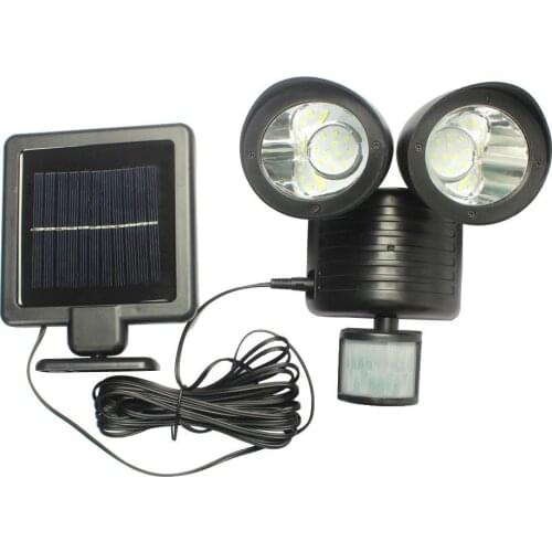 22LED Solar Motion Sensor Wall Light Outdoor Waterproof Garden Landscape Light IP55 Floodlight Corridor Garage Street Spotlight