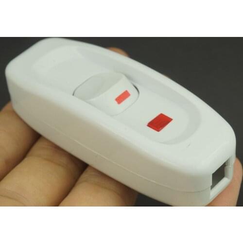 2PCS/Lot On/Off Table Lamp Desk Light Cord Switch 110~250V 10A & LED indicator Light