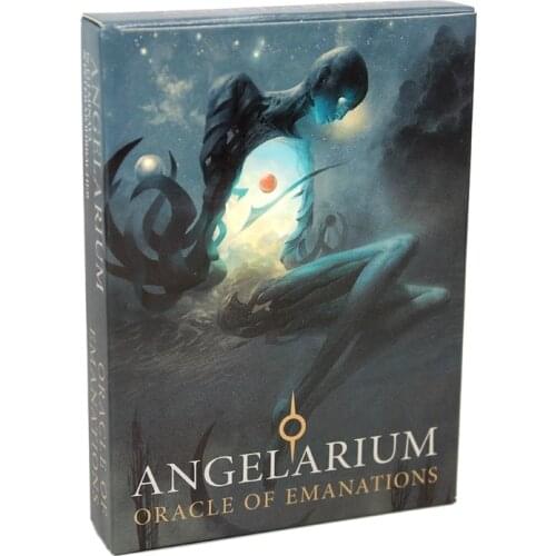 2021 New Angelarium Oracle Of Emanations Full English 33 Cards Deck Tarot Board Game Card