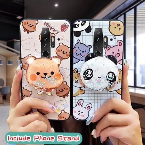 Kickstand Anti-knock Phone Case For Blackview BV6300 Pro Shockproof drift sand Brand new For Woman