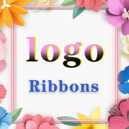 Luxury Designer Brand Grosgrain Ribbon Printed Logo Pattern 10 Yards for DIY Sewing and Hair Bow Accessories