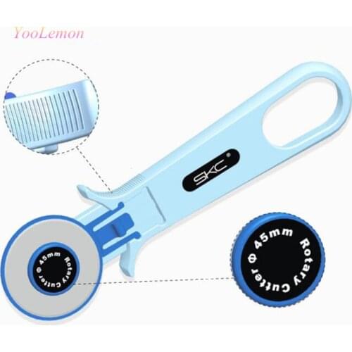 Rotary cutter with a 45mm blade , Fabric Cutting Tool Leather Paper Vinyl strips Rotary Cutter