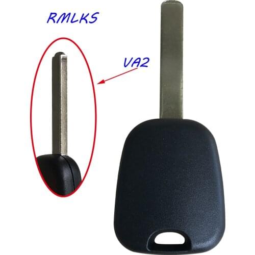 Replacement Transponder Auto Car Key Shell Cover Case for Peugeot for Citroen C2 No Chip Uncut VA2 Blank Blade