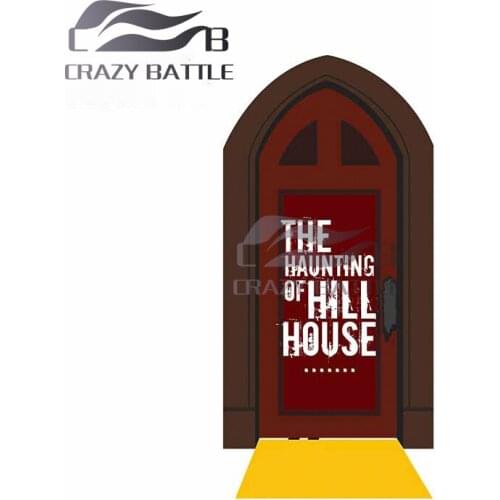 Crazy Battle 13 x 6.3cm The Haunting of Hill House RV Surfboard Waterproof Car Stickers Trunk Personality Refrigerator VAN Decal