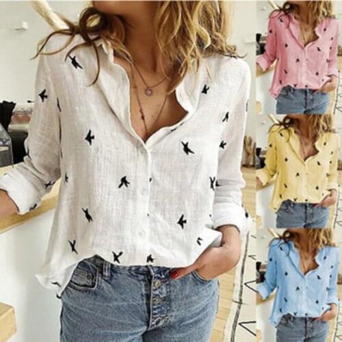 Womens Tops Fashion 2021 Summer Linen White Shirt Leisure Women Long Sleeve Turn Down Collar Blusas Mujer Woman Clothes Top Sexy