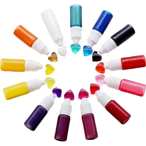 10ml UV Resin DIY Epoxy Colorant Dyes Liquid for Jewelry Making Decoration Handmade DIY Craft Dyes TT@88