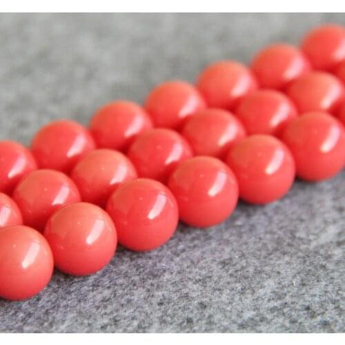 14mm beautiful Pink Shell glass beads DIY women loose beads Jewelry Accessories design gift 15inch 2pc/lot Wholesale and retail