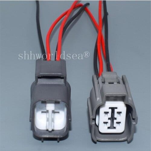 Shhworldsea 4pin 2.0MM car waterproof male connector for honda Accord S2000 2.0L F20C VTi-R 2.2L H22A O2 auto oxygen sensor plug