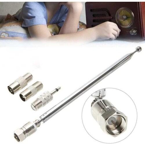 4pcs/set Radio Aerial Adapter Antenna + Adapters Copper Material HiFi AV Receiver