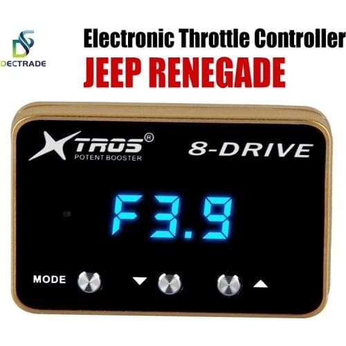Dectrade Car Electronic Throttle Controller Racing Accelerator Potent Booster For Jeep Renegade Tuning Parts 8 Drive