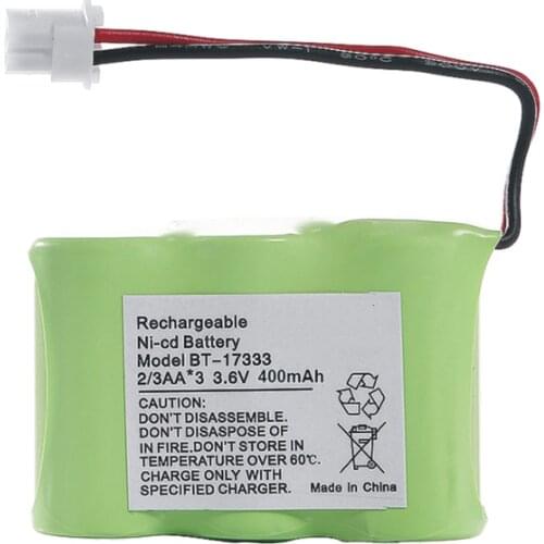 BT-17333 3.6V 400mAh 2/3 AA Ni-CD Battery Home Cell Phone Battery For Vtech BT17333 BT-163345 BT27333 3.6v Rechargeable Battery