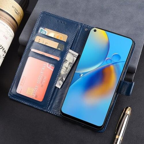 Flip Wallet Case For OPPO A74 Leather Cover For OPPO F19 Phone Case Funda Capa Coque