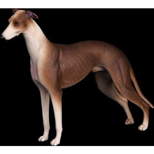 Black and Brown Greadog Models Greyhound Toys for Children Gifts Playmates
