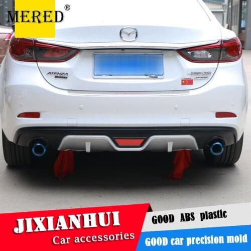 For Mazda6 ATENZA Body kit spoiler 2014-2017 For Mazda 6 ABS Rear lip rear spoiler front Bumper Diffuser Bumpers Protector