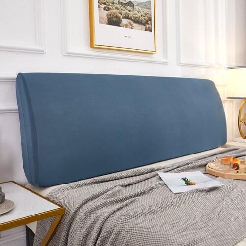 Solid Elastic Stretch Bedhead Cover All-inclusive Bed Headboard Covers Dustproof Bed Head Protection Case Cover