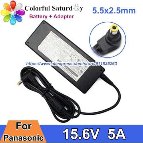 CF-AA1653A For Panasonic ToughBook CF-29 CF-51 CF-18 CF-P1 CF-30 CF-73 CF-30CASCZBM CF-29L3Q71BE CF-7 Laptop Adapter 15.6V 5A