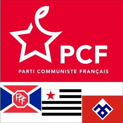 France Parti Communiste Françai Flag 3X5FT Alternate Version Banner IWith Grommets Decoration Holloween 90X150CM
