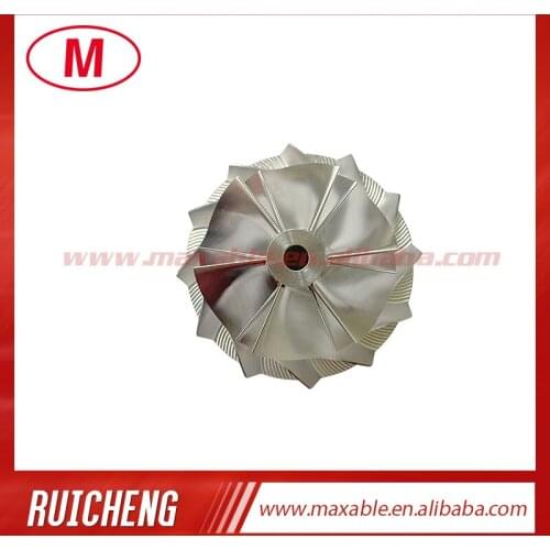 GT15-25 41.80/54.00 mm 6+6 blades high performance turbocharger billet/milling/aluminum 2618 compressor wheel for GTI MK7
